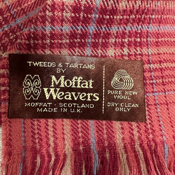 Tweed & Tartans By Moffat Weavers 100% Wool Scarf Scotland - Picture 2 of 5